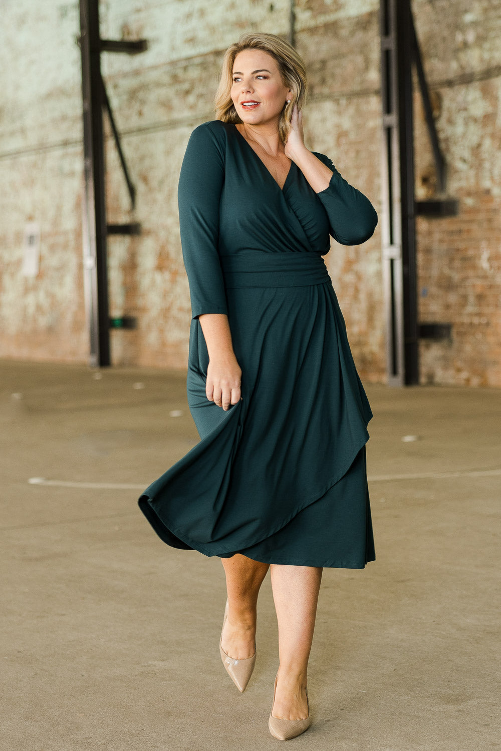flowy white dress shirt Women Midi Button Down Collared Cap Sleeve Pleated Tie Waist Elegant Dress L plp-51087