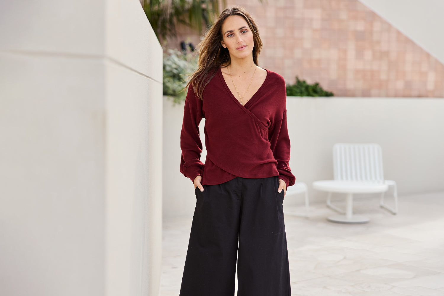 How to style wide leg pants blog