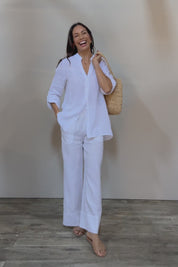 Preloved Linen Extra Soft Relaxed Shirt - White