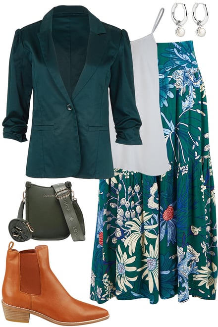 Deep Lagoon Everyday With Deep Green Ella Skirt