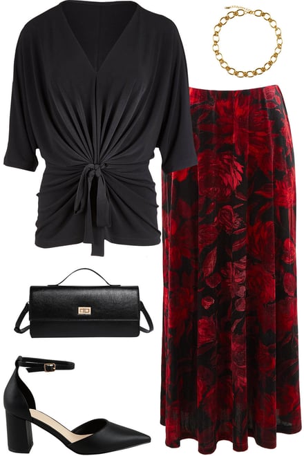 Sabrina Blackfleur With Black Niamh Top