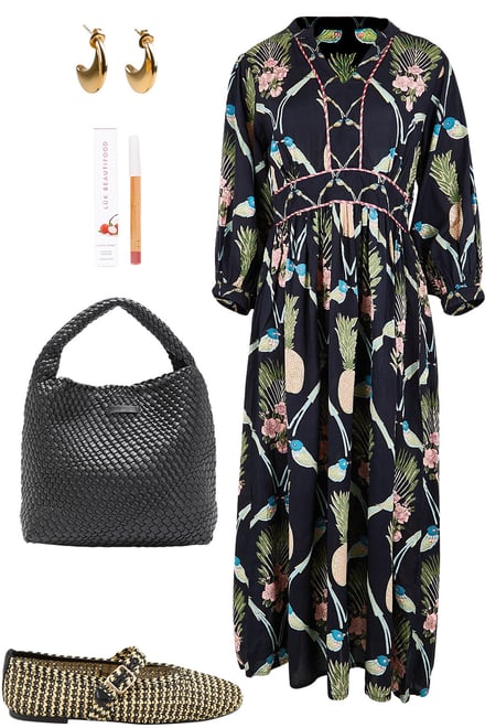 Beaumont Dress With Textures