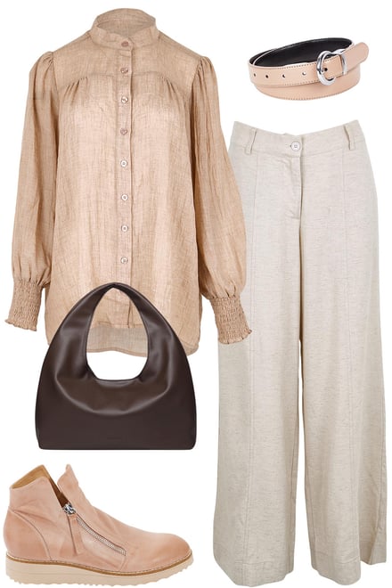 Warm Sand Shirt With Sand Pants