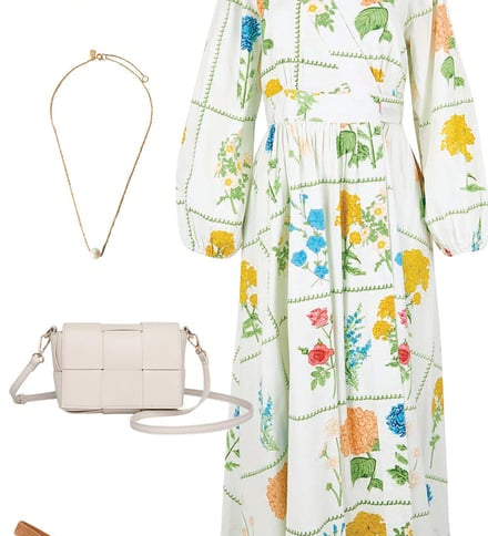 Walking On Sunshine Maxi With Pearls