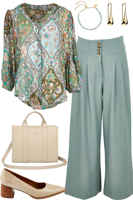 Greenfolk Blouse & Dusk Trousers
