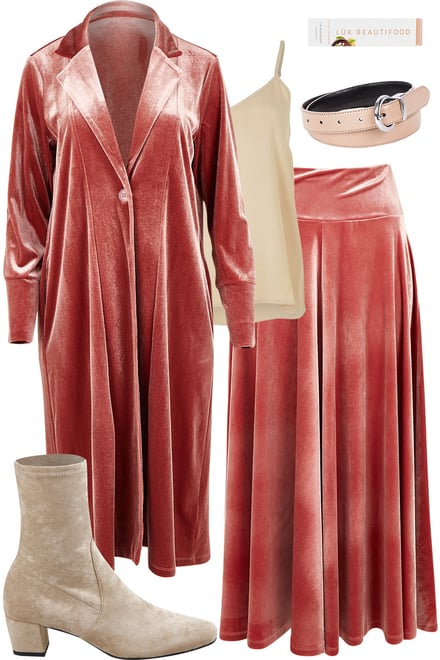 Love By Candlelight Dusty Rose Set