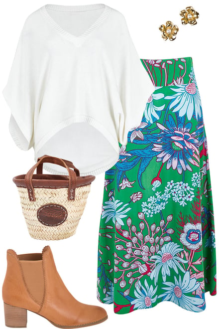 Rosemary Maxi With Milk Knit