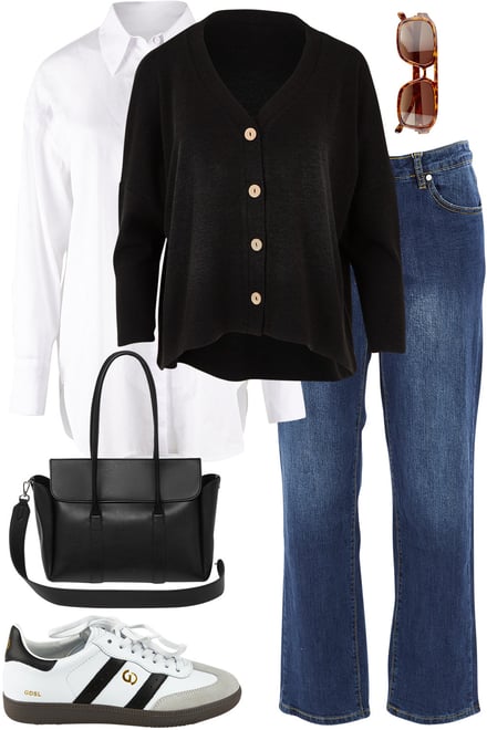 Boyfriend Cardi Boyfriend Shirt Boyfriend Jeans