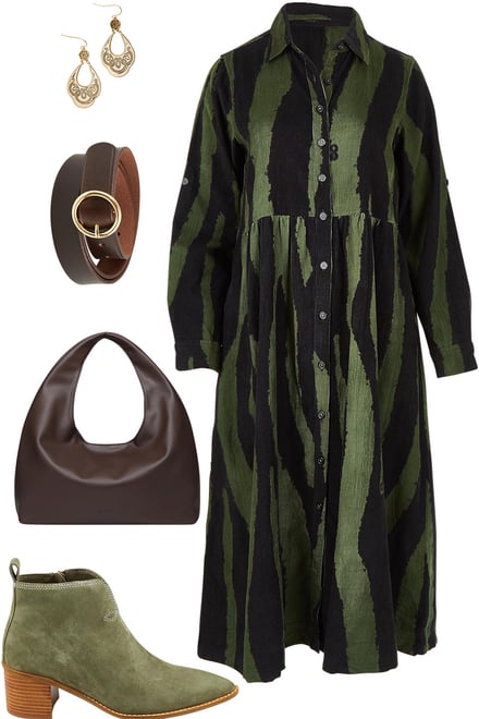 Earthy Tones In Defined Style
