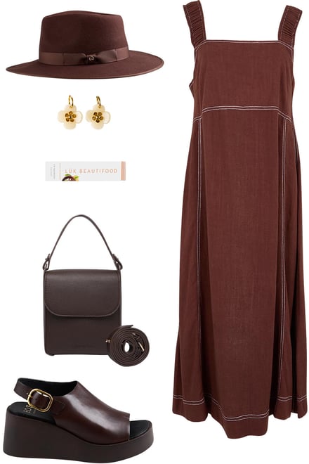 Chocolate Dress With All Chocolate