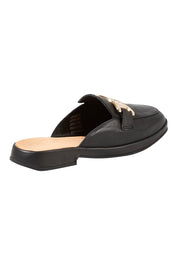 Product shot of the Lifeline Slide in colour Black (Black), from the back