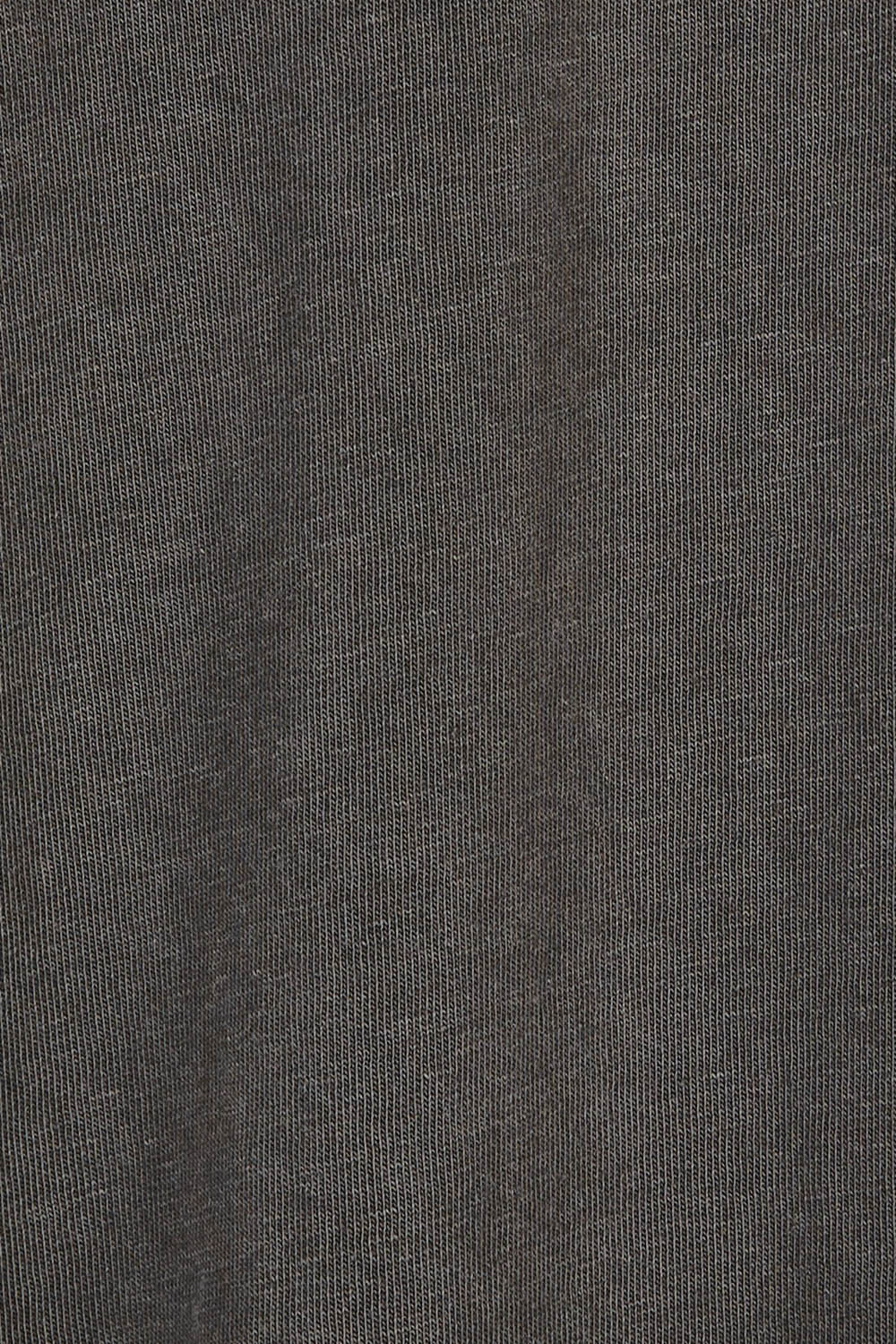 Product shot of the Living Life Standard Tee in colour Charcaol (Grey), detail
