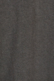 Product shot of the Living Life Standard Tee in colour Charcaol (Grey), detail