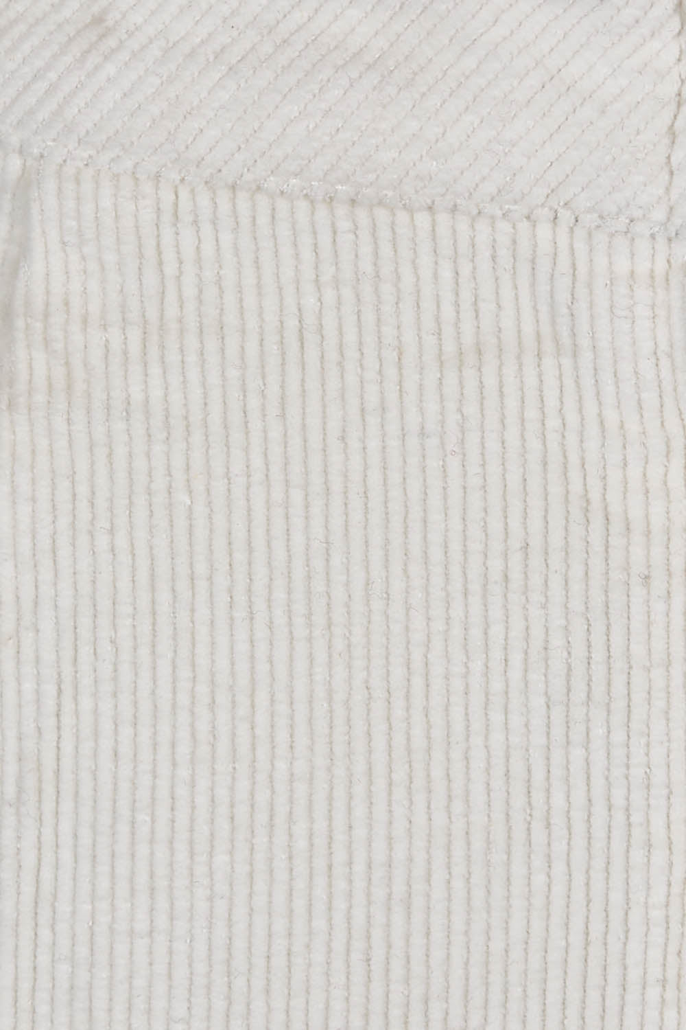 Product shot of the Emma Cord Skirt in colour Vwhite (White), detail