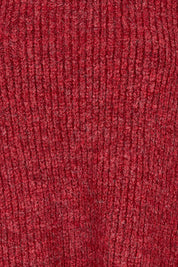 Product shot of the Jordana Knit in colour Scarlet (Red), detail