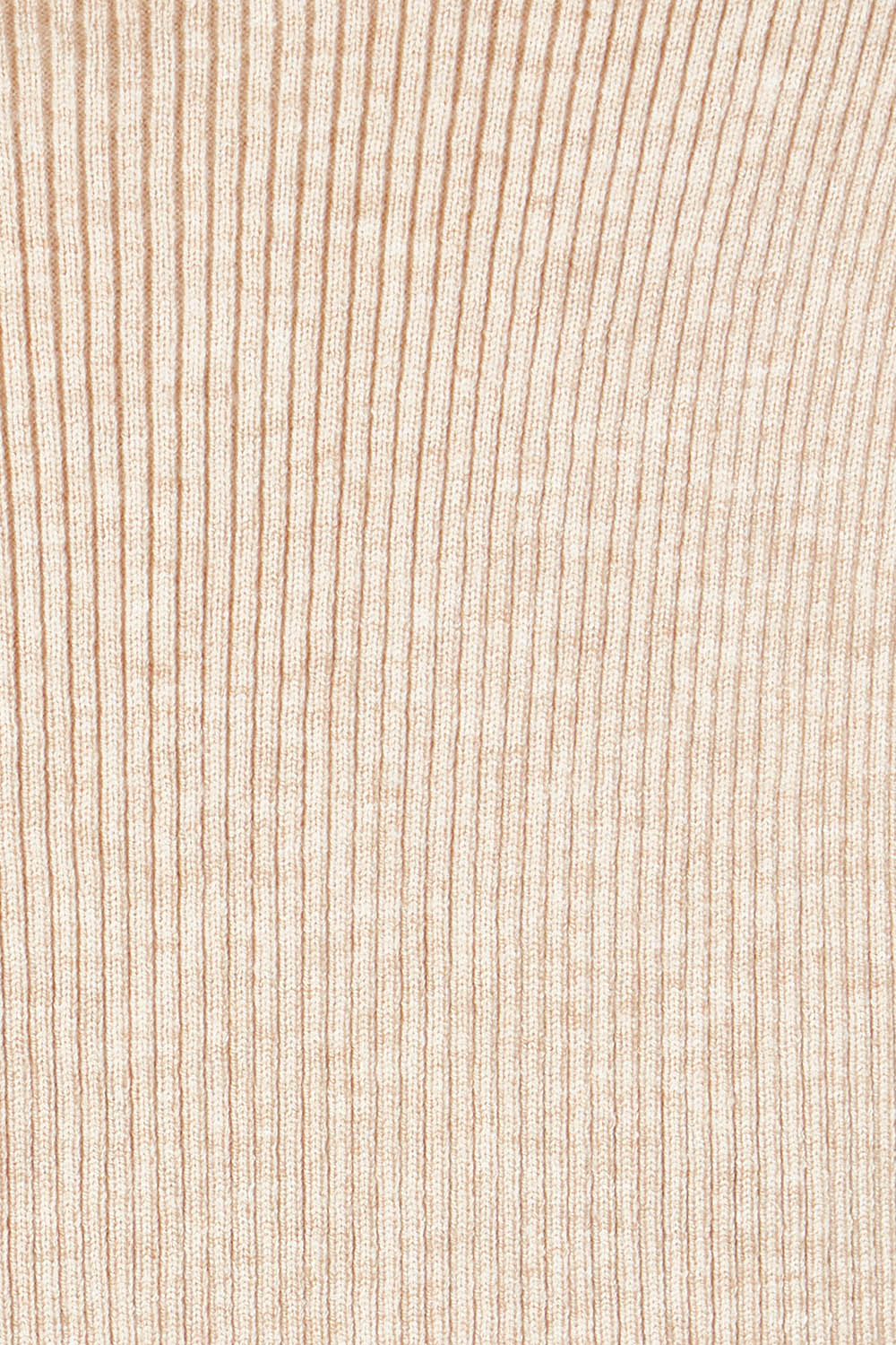 Product shot of the Henley Knit Vest in colour Oat, detail
