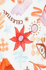 Product shot of the Tyra Cotton Linen Maxi Dress in colour Vwhite (White), detail