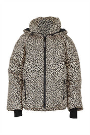 Product shot of the Savannah Puffer in colour Print, from the front