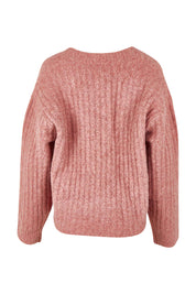 Product shot of the Clara Knit in colour Quartz (Pink), from the back