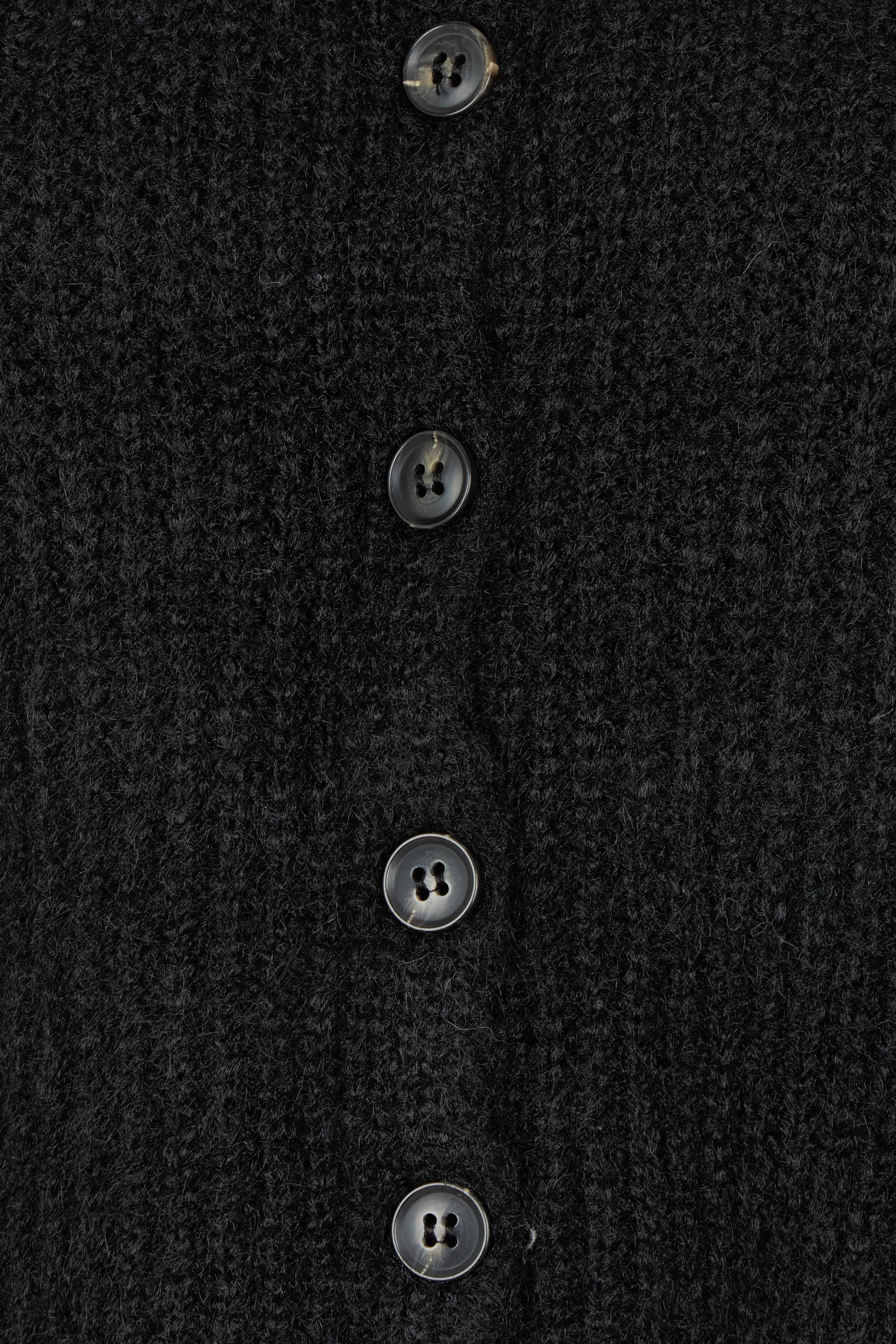 Product shot of the Aya Cardigan in colour Black (Black), detail