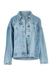 Product shot of the Sydney Jacket in colour Lightblue (Blue), from the front