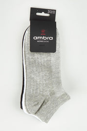Active Sock 3PP - Whgrblk