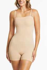Power Lite Bandeau Bodysuit - Rosebeige