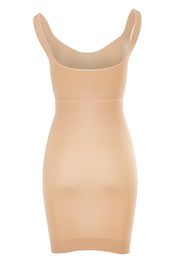 Product shot of the Powerlite Full Slip in colour Rose Beige, from the back