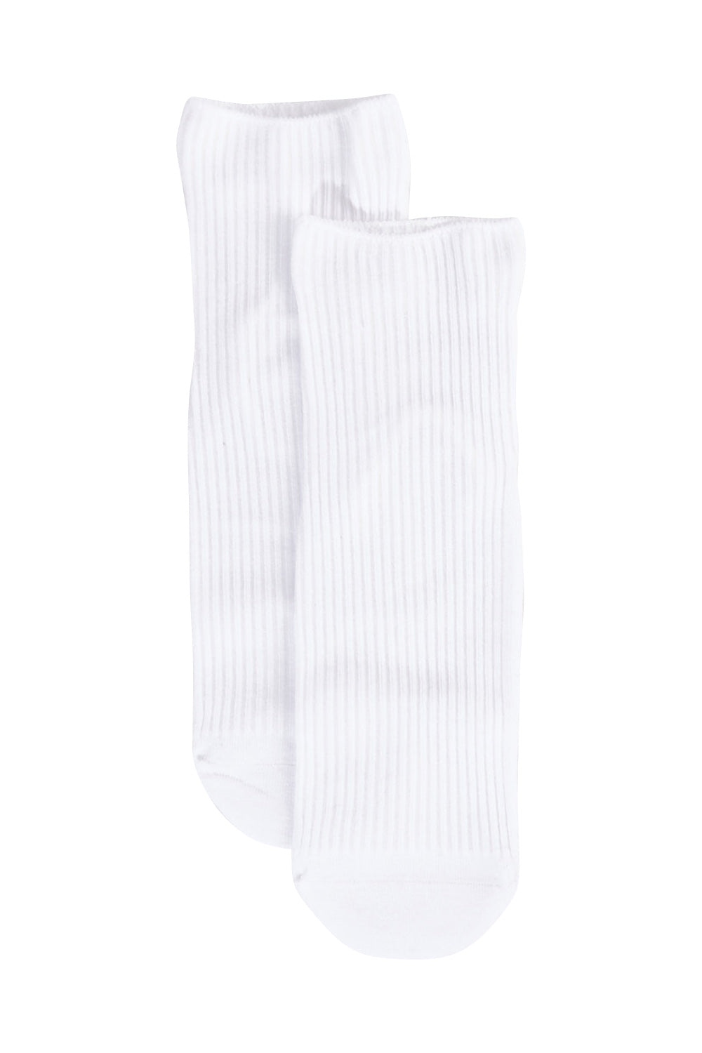 Product shot of the Soft Top Ankle High Sock 2Pack in colour Rosewhite (Pink), from the front