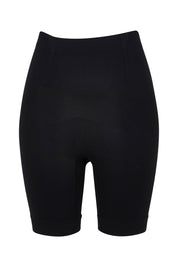 Product shot of the Cinch High Waisted Short in colour Black (Black), from the front