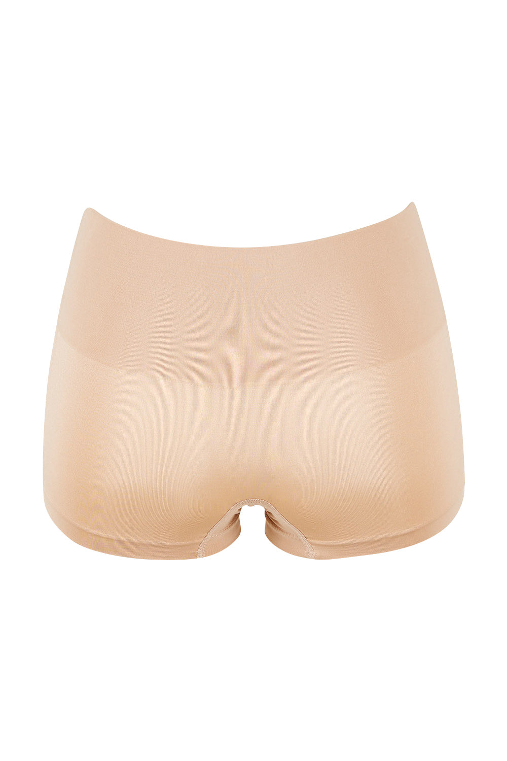 Product shot of the Seamless Smoothies Boyshort 2 Pack in colour Rosebeige, from the back