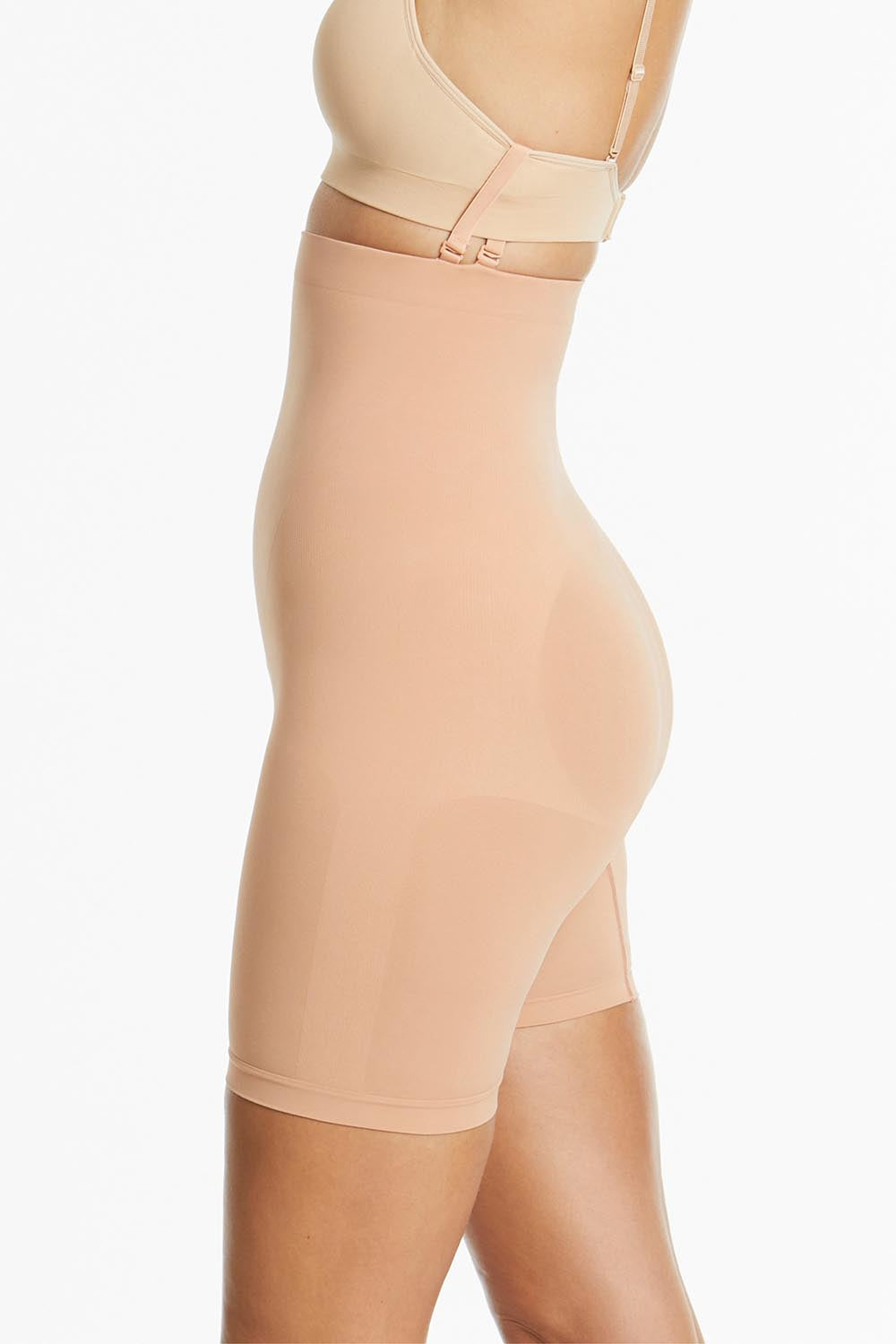 Killer Curves Hi Waisted Shaping Short - Toffee
