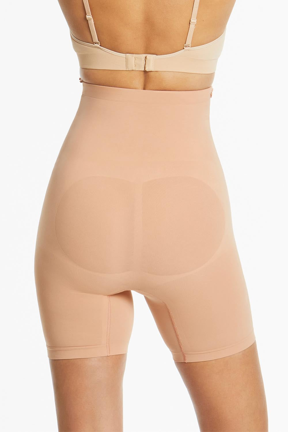 Killer Curves Hi Waisted Shaping Short - Toffee
