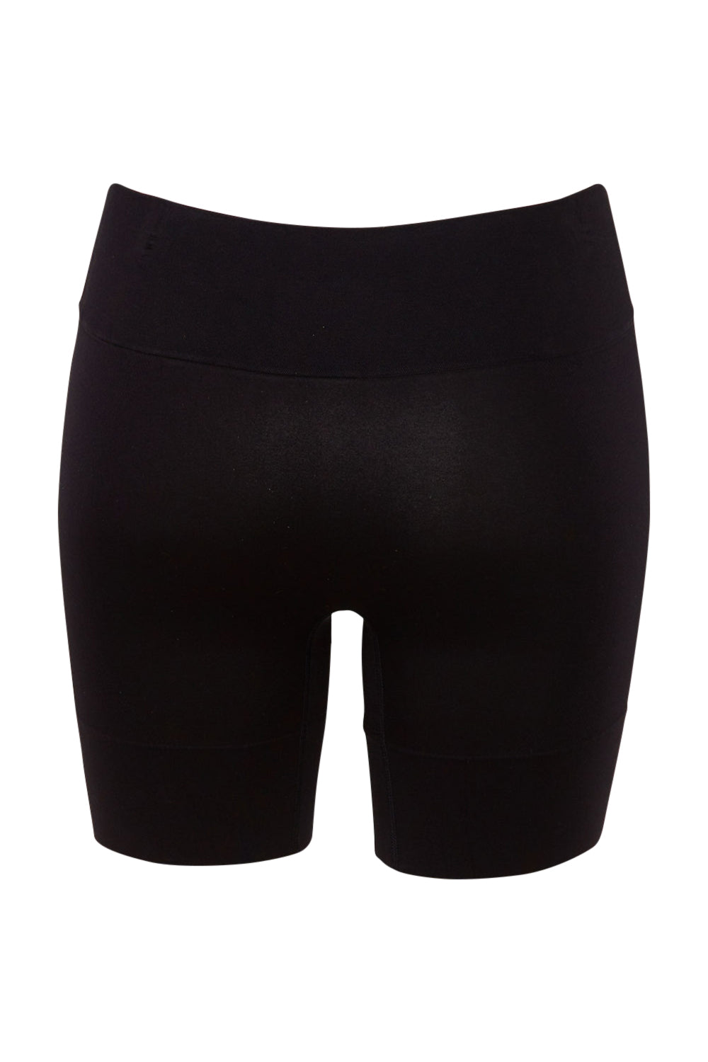 Product shot of the Curvesque Antiin colourChafing Short - Black (Black), from the back