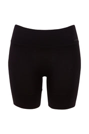 Product shot of the Curvesque Antiin colourChafing Short - Black (Black), from the front