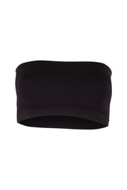 Product shot of the Bare Essentials Padded Bandeau in colour Black (Black), from the front