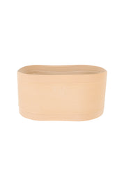 Product shot of the Bare Essentials Padded Bandeau in colour Rosebeige, from the back