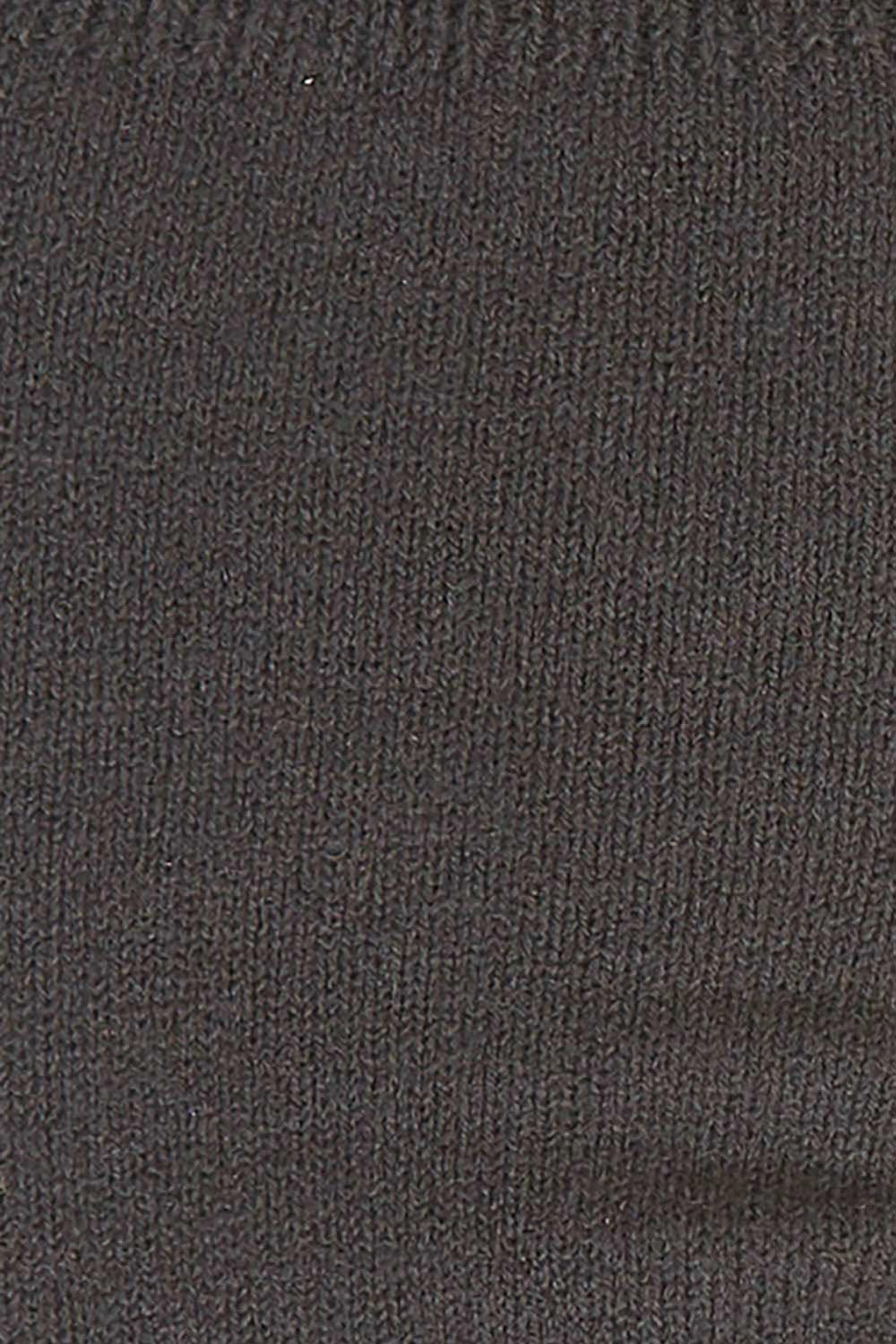 Product shot of the Wool Blend Knee High Boot Sock 2P in colour Charcoalbk (Black), detail
