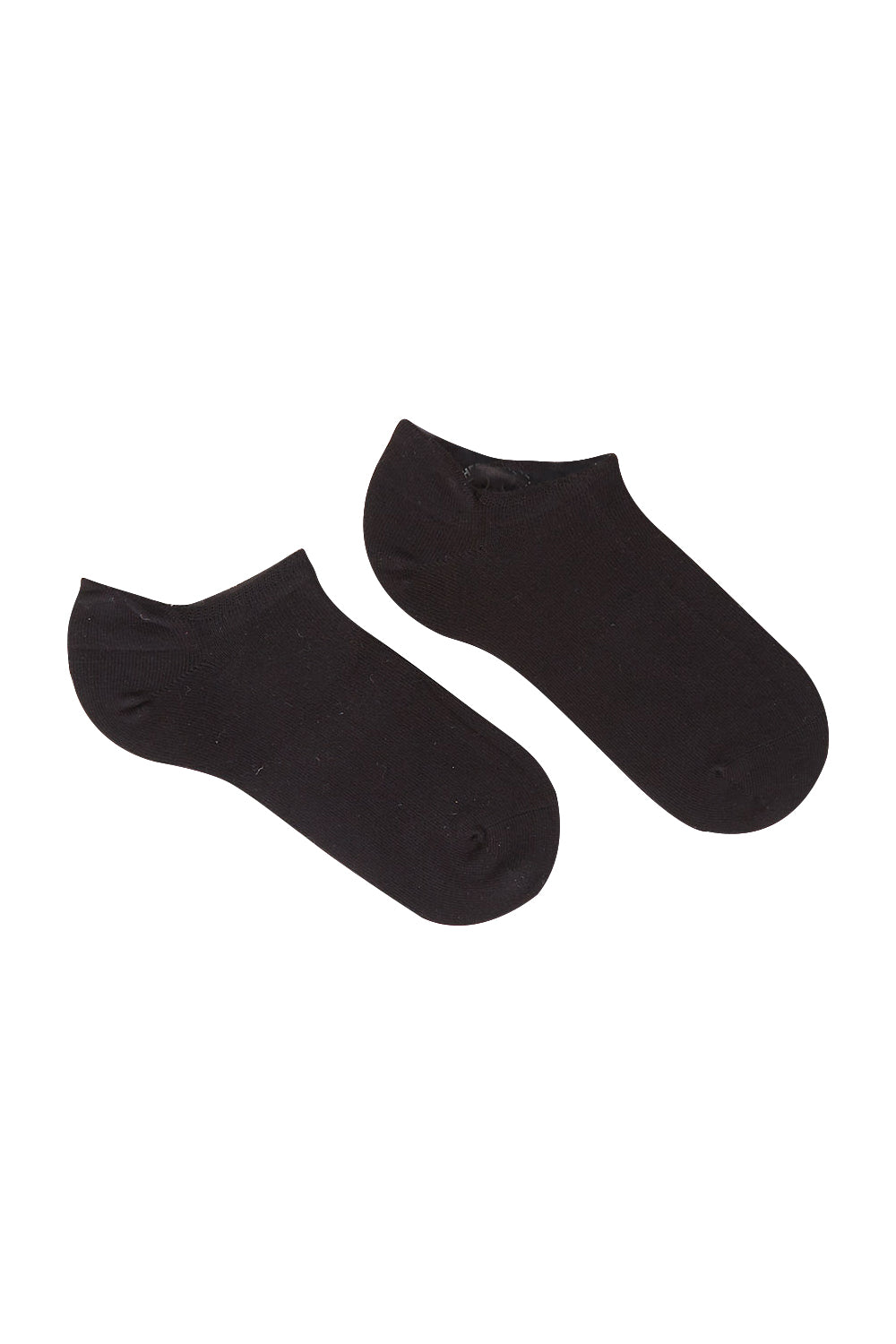 Product shot of the Cotton Blend Low Cut Socks 2 Pack in colour Blacktaupe, from the front