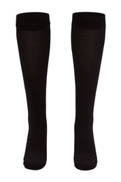 Product shot of the Travel Sock in colour Black (Black), from the front