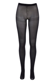 Product shot of the Velvet Matte Opaque Tights in colour Black (Black), from the front