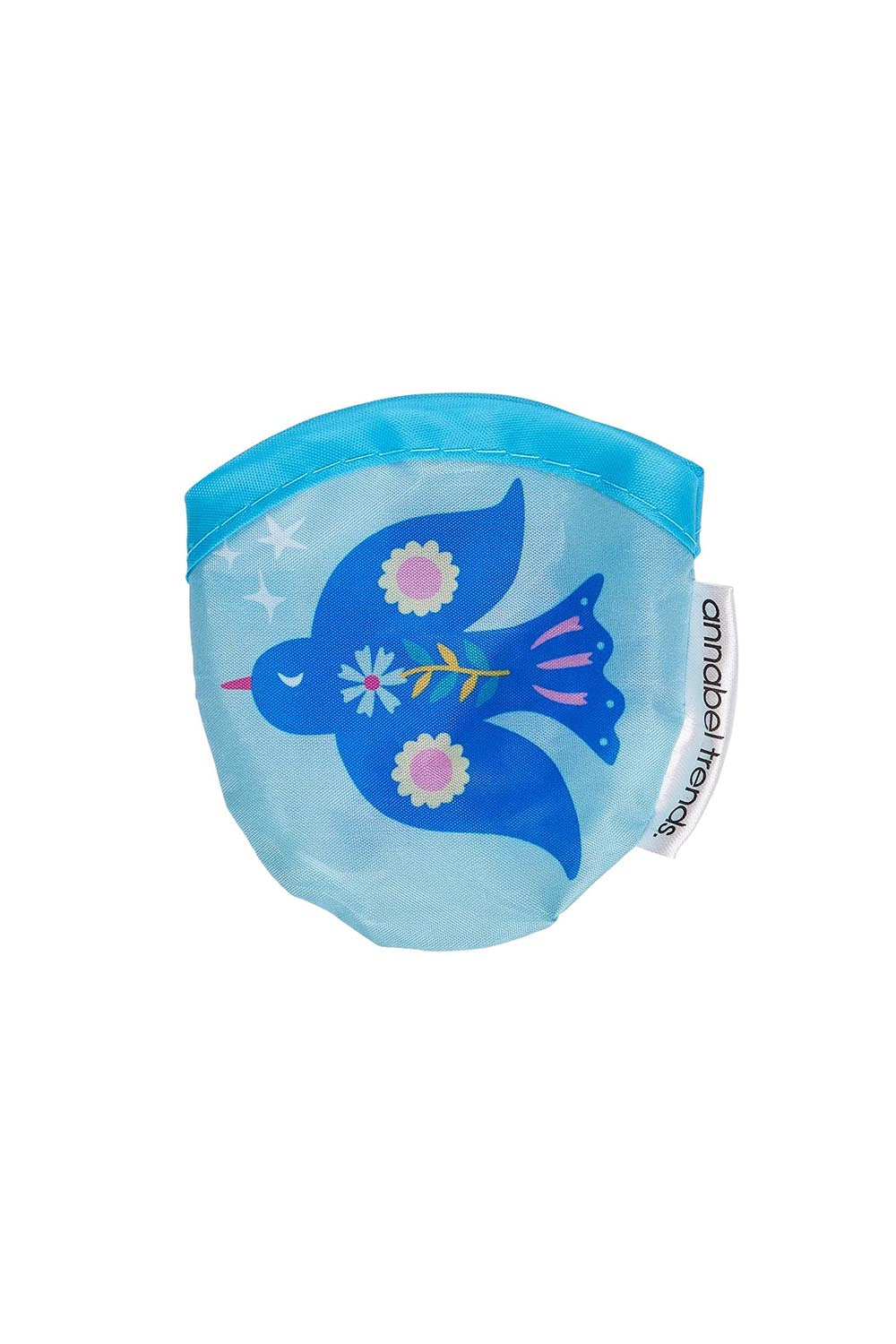 Product shot of the The Original Twist Fan - Bird in colour Bird, from the front
