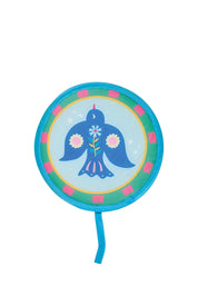 Product shot of the The Original Twist Fan - Bird in colour Bird, from the front