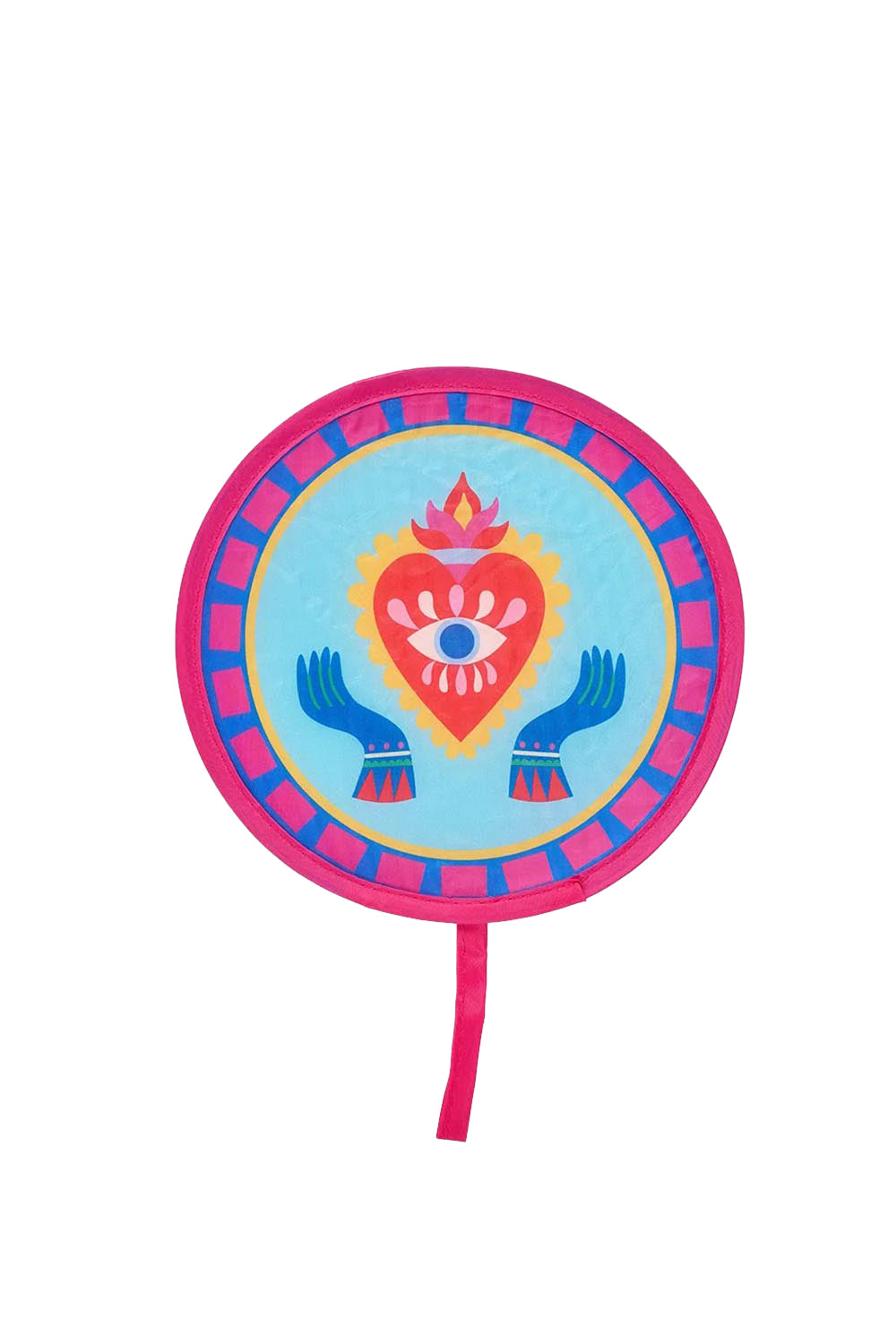 Product shot of the The Original Twist Fan - EYE in colour EYE, from the front