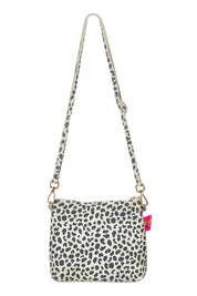 Product shot of the Alexis Leather Crossbody in colour Spotsuede, from the back