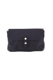 Product shot of the Paige Leather Wallet in colour Black (Black), from the front