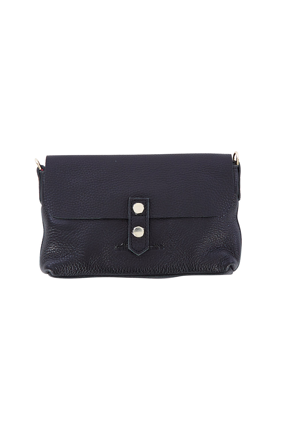 Product shot of the Paige Leather Wallet in colour Black (Black), from the front