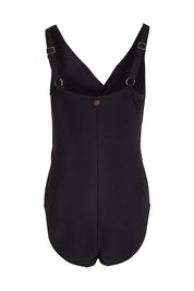 Product shot of the Hayes Underwire One Piece in colour Black (Black), from the back