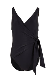 Product shot of the Hayes Underwire One Piece in colour Black (Black), from the front