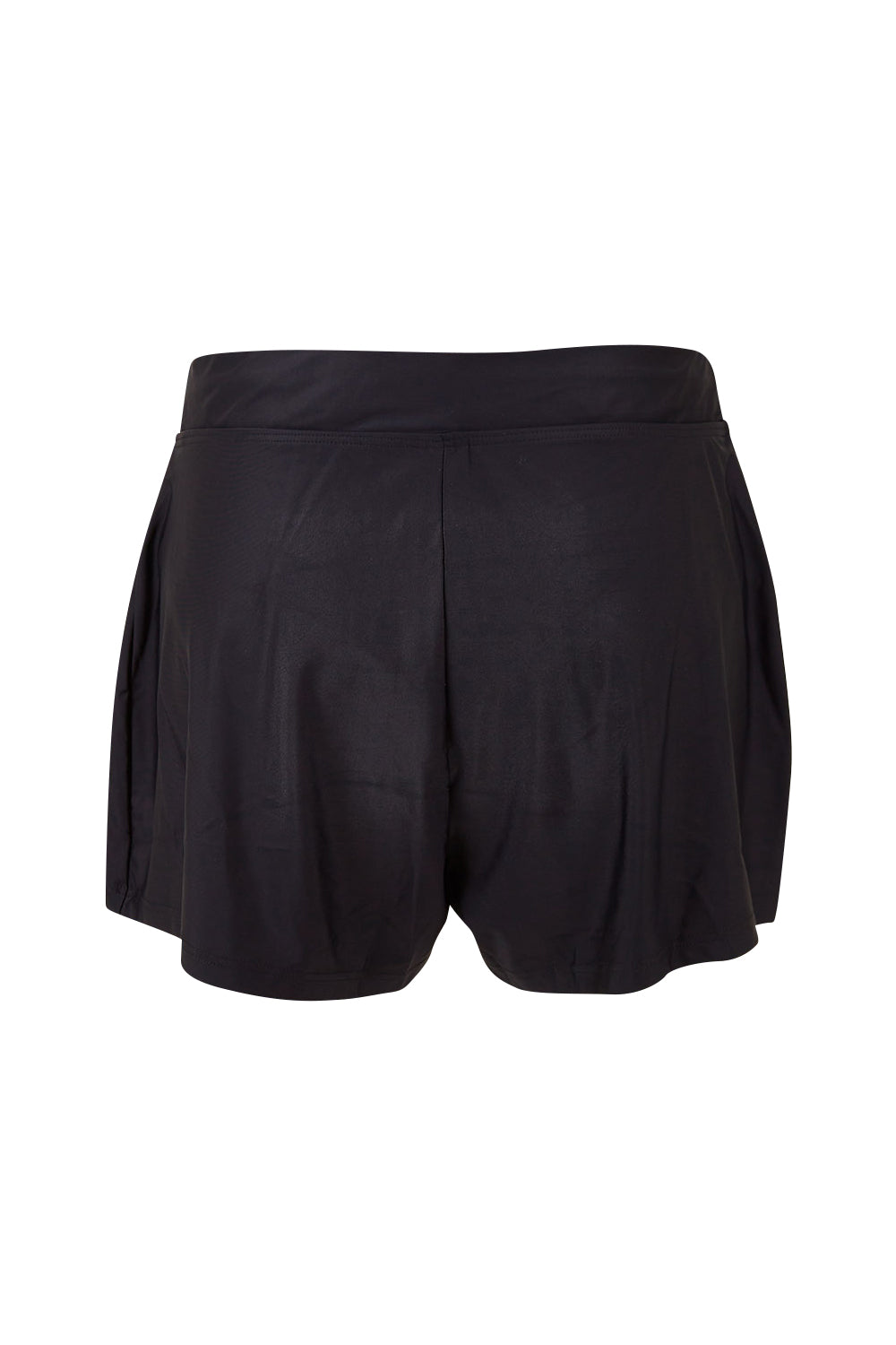 Product shot of the Delacroix Swim Short in colour Black (Black), from the back